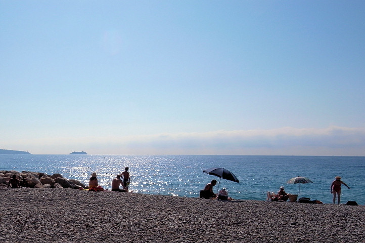 Plage à Nice